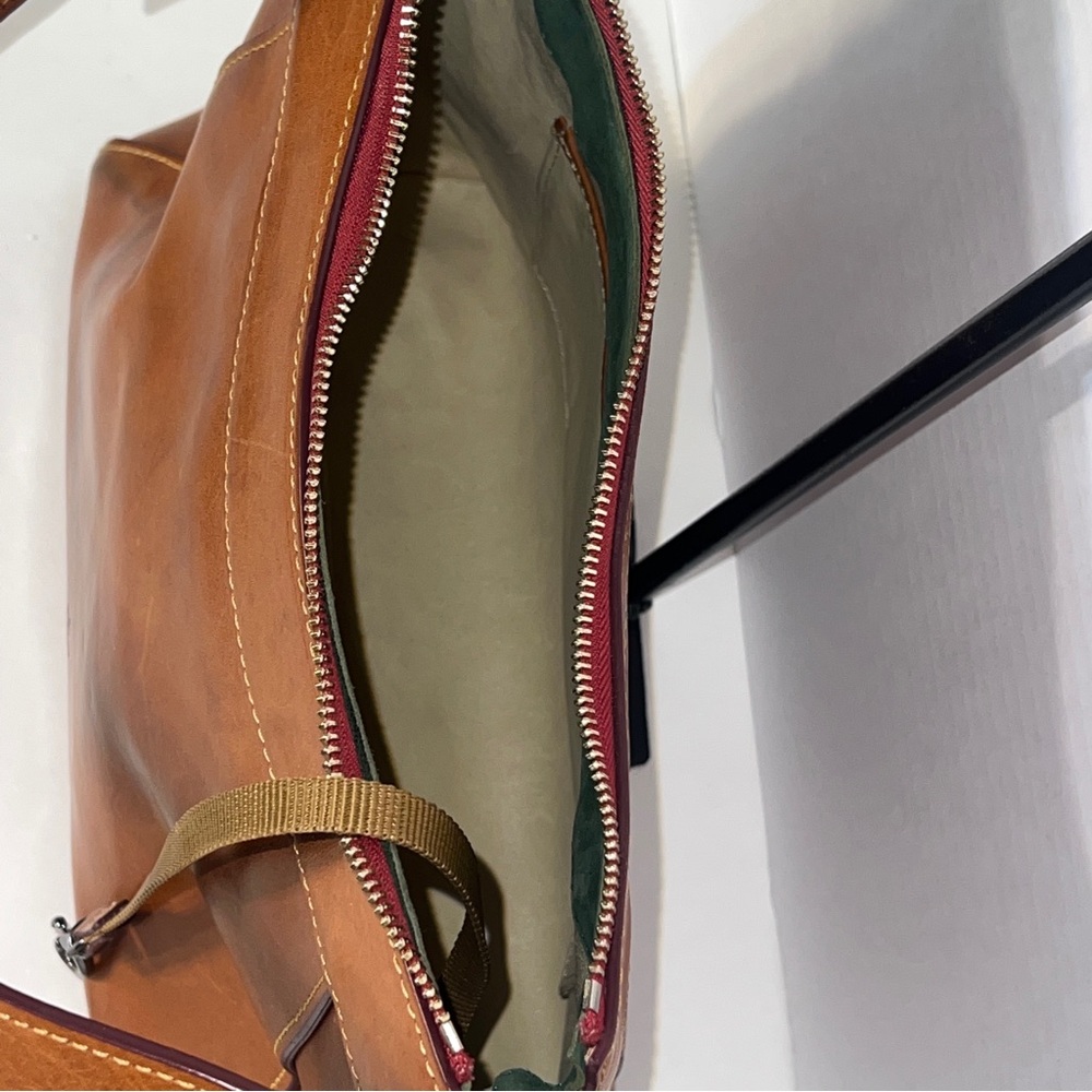 Vintage Dooney & Bourke 1975 Tan Leather Hobo Bag     RARE! - Picture 8 of 16